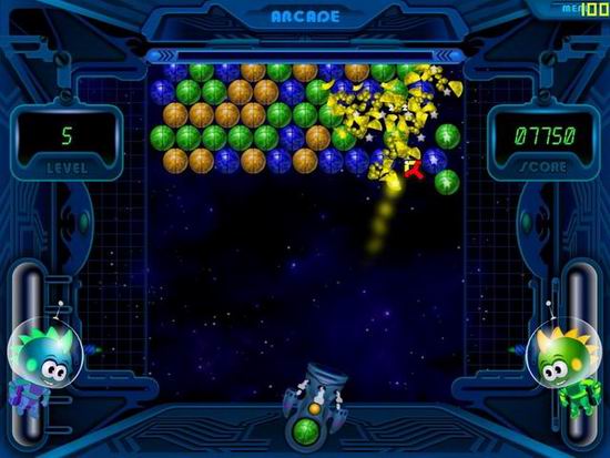 bubble buster arcade game